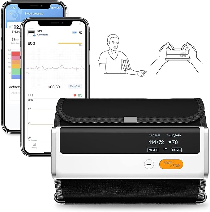 Tensiómetro portátil/2 en 1/ECG/Conexión con APP/Alta calidad/Garantía de 3 años