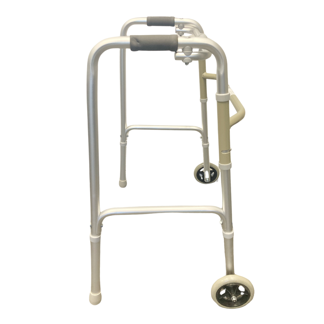 Andador con Ruedas para Ancianos /Aluminio/Plegable/Ancho/Alta calidad/Soporte 100kg/ANDIRÁN EVO