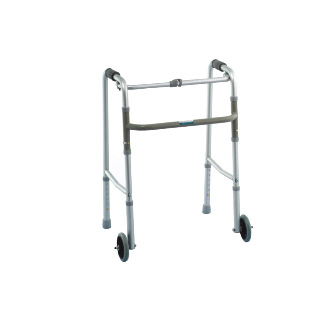 Andador con Ruedas para Ancianos /Aluminio/Plegable/Ancho/Alta calidad/Soporte 100kg/ANDIRÁN EVO